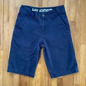 4/$25 Tommy Hilfiger Boys Navy Blue Uniform Chino Shorts Size 10